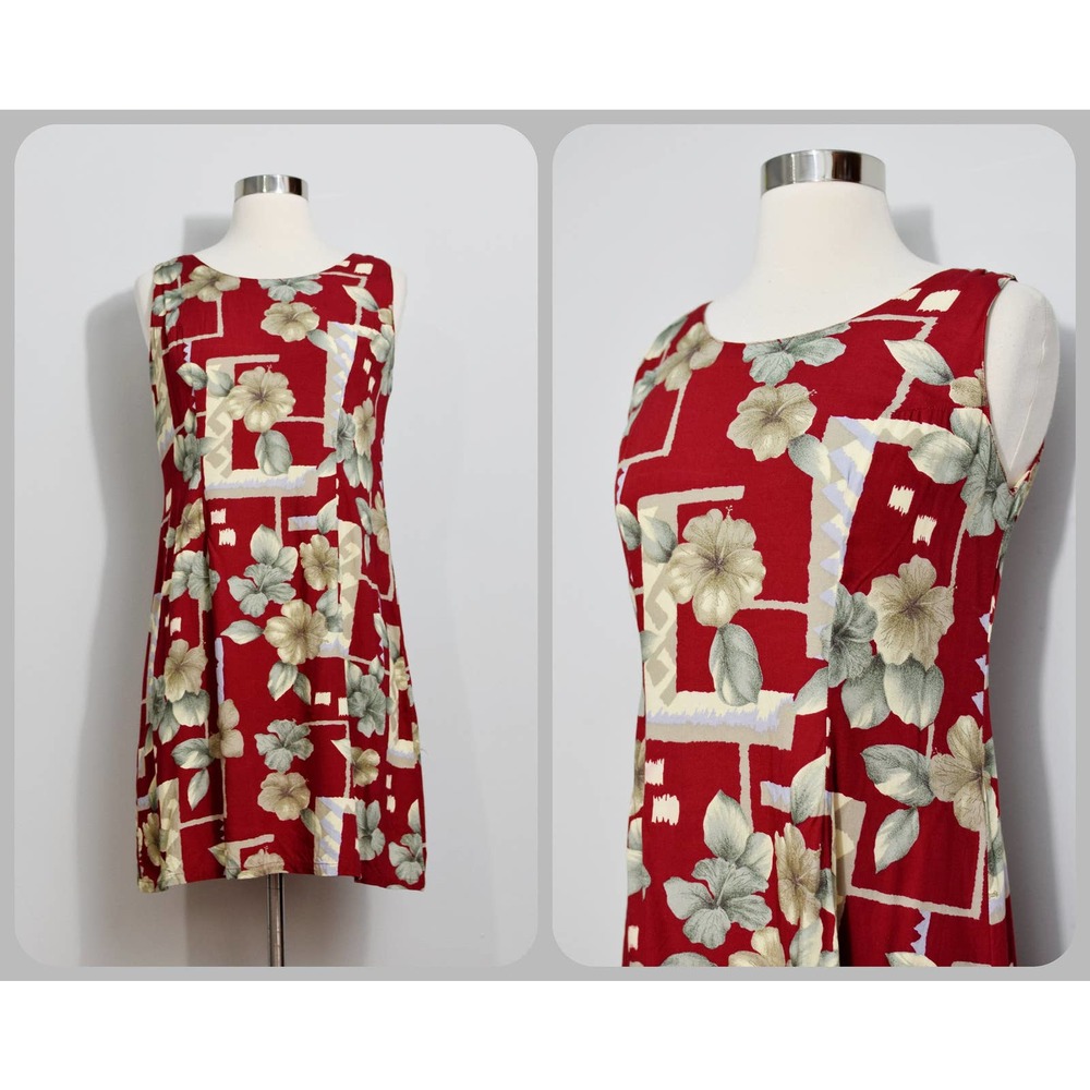 Hibiscus Collection Hawaii Red Dress